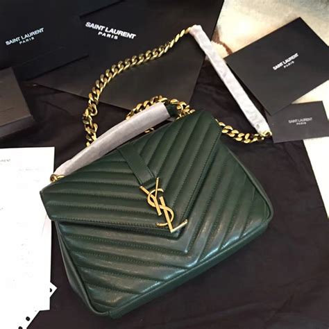 ysl green bag|green ysl purse.